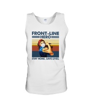 FRONT-LINE HERO Unisex Tank tile