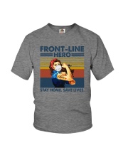 FRONT-LINE HERO Youth T-Shirt tile