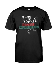 SOCIAL DISTANCING SKELETON Classic T-Shirt front