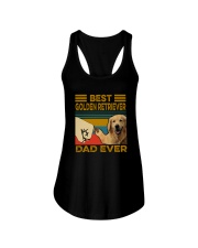 BEST GOLDEN RETRIEVER DAD EVER Ladies Flowy Tank thumbnail