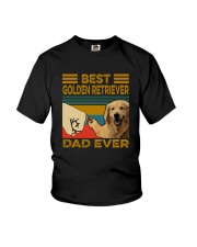 BEST GOLDEN RETRIEVER DAD EVER Youth T-Shirt thumbnail