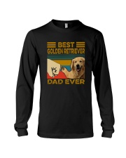 BEST GOLDEN RETRIEVER DAD EVER Long Sleeve Tee thumbnail