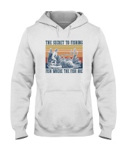 THE SECRET TO FISHING Hooded Sweatshirt tile
