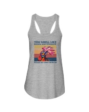 YOU SMELL LIKE DRAMA CHICKEN Ladies Flowy Tank tile