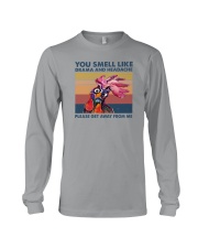YOU SMELL LIKE DRAMA CHICKEN Long Sleeve Tee tile
