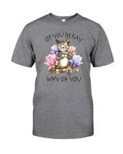 EFF YOU SEE KAY YOGA CAT Classic T-Shirt front