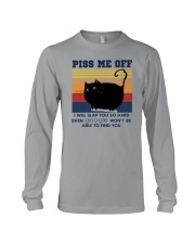 PISS ME OFF CAT Long Sleeve Tee tile