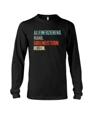Alleinerziehend Mama Grillmeisterin Heldin Long Sleeve Tee tile