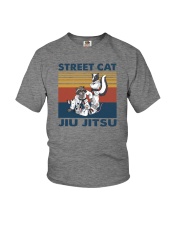 STREET CAT JIU JITSU VINTAGE Youth T-Shirt tile