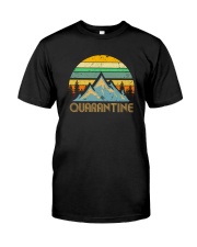 FUNNY SELF ISOLATION QUARANTINE HIKING Classic T-Shirt front