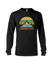 FUNNY SELF ISOLATION QUARANTINE HIKING Long Sleeve Tee thumbnail