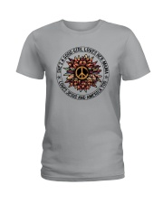 SHE'S GOOD GIRL LOVES HER MAMA JESUS AMERICA Ladies T-Shirt tile