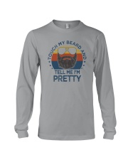 TOUCH MY BEARD AND TELL ME I'M PRETTY VINTAGE Long Sleeve Tee tile