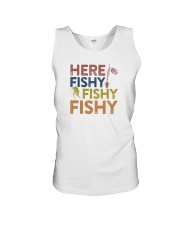 HERE FISHY FISHY FISHY Unisex Tank tile