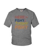 HERE FISHY FISHY FISHY Youth T-Shirt tile