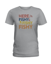 HERE FISHY FISHY FISHY Ladies T-Shirt tile