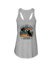 BEST CAT DAD EVER Ladies Flowy Tank tile