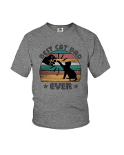 BEST CAT DAD EVER Youth T-Shirt tile
