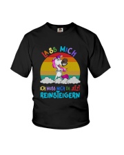 LASS MICH ICH MUSS MICH DA JETZT REINSTEIGERN Youth T-Shirt thumbnail