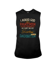 GOD SEND ME MY SMARTASS DAUGHTER Sleeveless Tee thumbnail