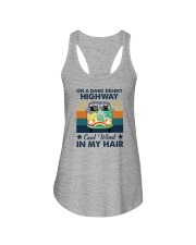 ON A DARK DESERT HIGHWAY COOL WIND IN MY HAIR Ladies Flowy Tank thumbnail