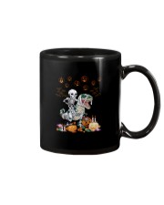 SKULL RIDE DINOSAUR HALLOWEEN Mug thumbnail