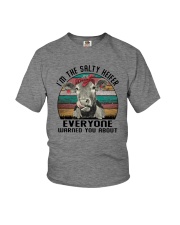 I'M THE SALTY HEIFER EVERYONE WARNED YOU ABOUT Youth T-Shirt thumbnail