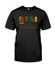 FATHOR NOUN FUNNY VINTAGE DAD Classic T-Shirt front