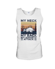 MY NECK MY BACK MY ANXIETY ATTACK Unisex Tank tile