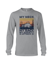 MY NECK MY BACK MY ANXIETY ATTACK Long Sleeve Tee tile