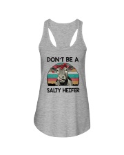DON'T BE A SALTY HEIFER Ladies Flowy Tank tile
