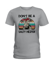 DON'T BE A SALTY HEIFER Ladies T-Shirt tile