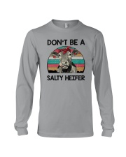 DON'T BE A SALTY HEIFER Long Sleeve Tee tile