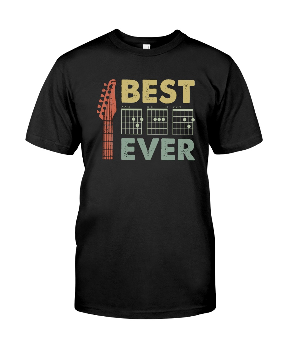 BEST MUSIC GUITAR DAD EVER Classic T-Shirt