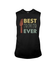 BEST MUSIC GUITAR DAD EVER Sleeveless Tee tile