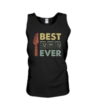 BEST MUSIC GUITAR DAD EVER Unisex Tank tile
