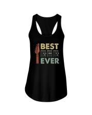 BEST MUSIC GUITAR DAD EVER Ladies Flowy Tank tile