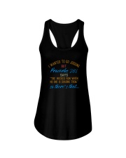 THE WICKED RUN WHEN NO ONE IS CHASING THEM Ladies Flowy Tank thumbnail