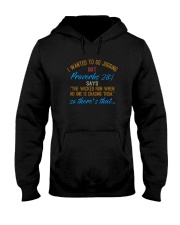 THE WICKED RUN WHEN NO ONE IS CHASING THEM Hooded Sweatshirt thumbnail