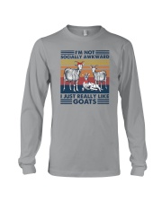 I JUST REALLY LIKE GOATS Long Sleeve Tee tile