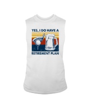 RETIREMENT PLAN GOLF AND BEER Sleeveless Tee tile
