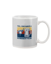 RETIREMENT PLAN GOLF AND BEER Mug tile