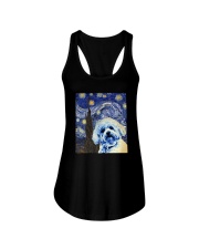 VAN GOGH BICHON FRISE Ladies Flowy Tank thumbnail