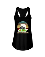 DON'T COUGH ON ME MEME CAT Ladies Flowy Tank thumbnail