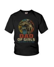 DAD OF GIRLS T REX Youth T-Shirt thumbnail