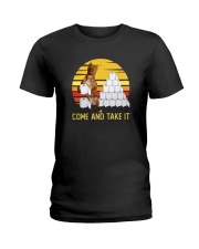 COME AND TAKE IT PITBULL Ladies T-Shirt thumbnail