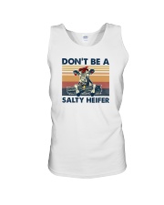 DON'T BE A SALTY HEIFER Unisex Tank tile