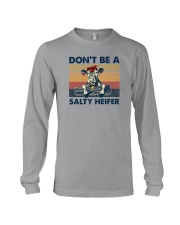 DON'T BE A SALTY HEIFER Long Sleeve Tee tile