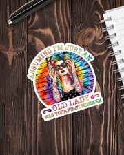 ASSUMING I'M JUST AN OLD LADY Sticker - Single (Vertical) aos-sticker-single-vertical-lifestyle-front-05