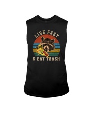 LIVE FAST AND EAT TRASH VINTAGE Sleeveless Tee thumbnail